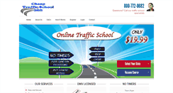 Desktop Screenshot of cheaptrafficschool365.com